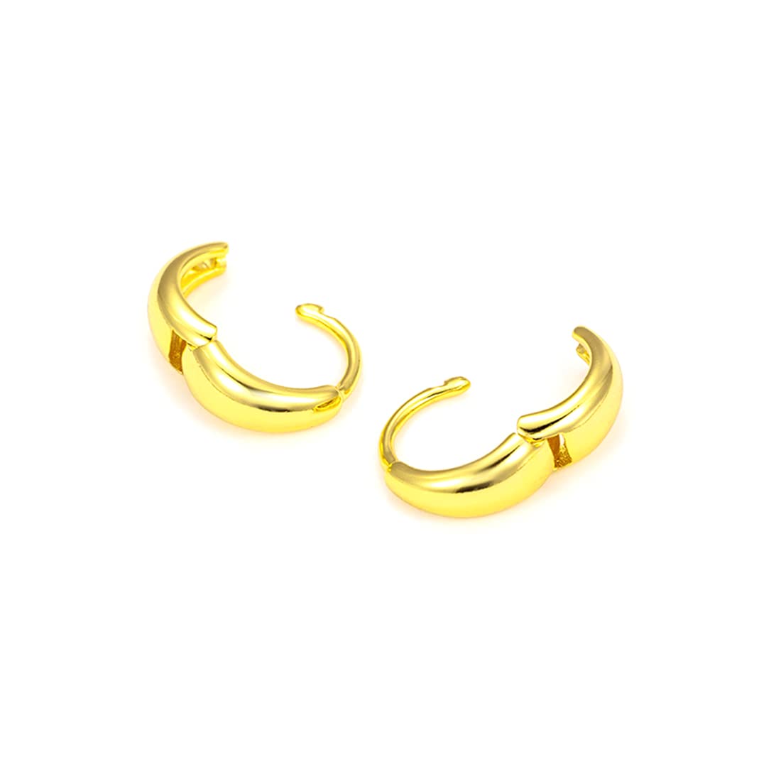 Duo Diamond Huggie Hoop Earrings – Gracefulandco